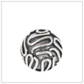 Sterling Silver Bali Round Beads - BR1951