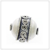 Sterling Silver Bali Round Beads - BR1954