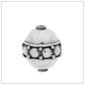 Sterling Silver Bali Round Beads - BR1961