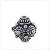Sterling Silver Buddhist Ornament Bead - BT1222
