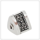 Sterling Silver Prism Shape Bead - BT1209