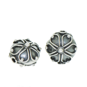 Sterling Silver Saucer Bead - BT1250