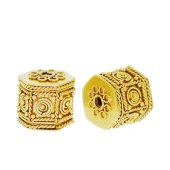 Vermeil Gold-Plated Octagonal Bead - BT1229-V