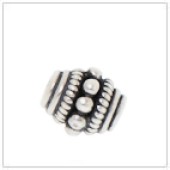 Sterling Silver Budhist Motif Bead - BW1402