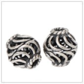 Sterling Silver Wire Cage Bead - BW1410
