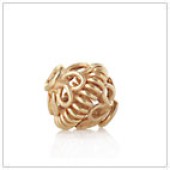 Vermeil Gold-Plated Bali Cage Bead - BW1414-V