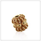 Vermeil Gold-Plated Coil Budhist Motif Bead - BW1409-V