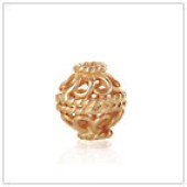 Vermeil Gold-Plated Flower Cap Bead - BW1412-V