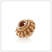 Vermeil Gold-Plated Single Coil Bead - BW1406-V