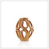 Vermeil Gold-Plated Wire Cage Bead - BW1411-V