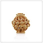 Vermeil Gold-Plated Wire Cage Bead - BW1413-V