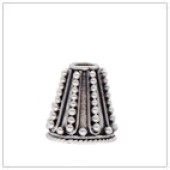 Sterling Silver Bali Jewelry Cone - C2101