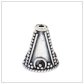 Sterling Silver Bali Jewelry Cone - C2127