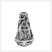Sterling Silver Bali Jewelry Cone - C2130