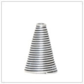 Sterling Silver Coil Jewelry Cone - C2110