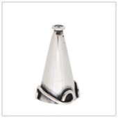 Sterling Silver Simple Jewelry Cone - C2131