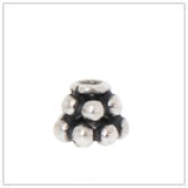 Sterling Silver Tiny Bead Cap - C2023