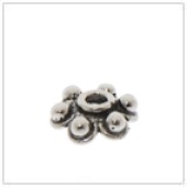 Sterling Silver Tiny Bead Cap - C2029