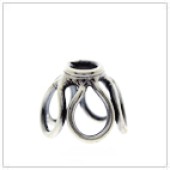 Sterling Silver Wire Filigree Bead Cap - C2014