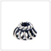 Sterling Silver Wire Filigree Bead Cap - C2060