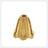 Vermeil Gold-Plated Bali Jewelry Cone - C2129-V