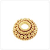 Vermeil Gold-Plated Dome Bead Cap - C2032-V
