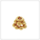Vermeil Gold-Plated Tiny Bead Cap - C2023-V