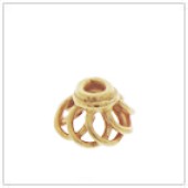 Vermeil Gold-Plated Wire Filigree Bead Cap - C2002-V