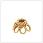 Vermeil Gold-Plated Wire Filigree Bead Cap - C2003-V