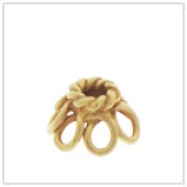 Vermeil Gold-Plated Wire Filigree Bead Cap - C2005-V