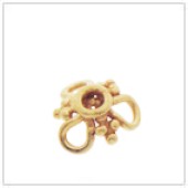 Vermeil Gold-Plated Wire Filigree Bead Cap - C2006-V