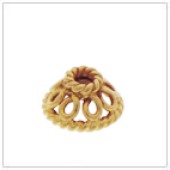 Vermeil Gold-Plated Wire Filigree Bead Cap - C2007-V
