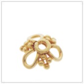 Vermeil Gold-Plated Wire Filigree Bead Cap - C2008-V