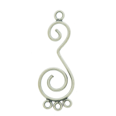 Sterling Silver Bali Earring Chandelier - CH4280