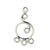 Sterling Silver Bali Earring Chandelier - CH4281