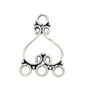 Sterling Silver Bali Earring Chandelier - FS4202