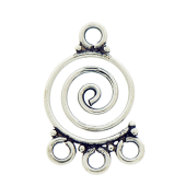 Sterling Silver Bali Earring Chandelier - FS4207