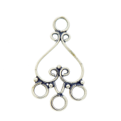 Sterling Silver Bali Earring Chandelier - FS4208