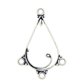 Sterling Silver Bali Earring Chandelier - FS4213