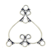 Sterling Silver Bali Earring Chandelier - FS4217