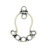 Sterling Silver Bali Earring Chandelier - FS4229
