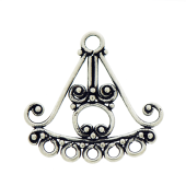 Sterling Silver Bali Earring Chandelier - FS4237