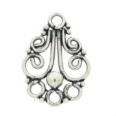 Sterling Silver Bali Earring Chandelier - FS4239