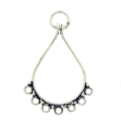 Sterling Silver Bali Earring Chandelier - FS4266