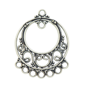 Sterling Silver Bali Earring Chandelier - FS4273