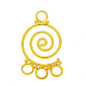Vermeil Gold-Plated Bali Earring Chandelier - FS4207-V