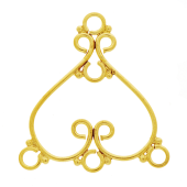 Vermeil Gold-Plated Bali Earring Chandelier - FS4217-V