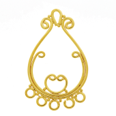 Vermeil Gold-Plated Bali Earring Chandelier - FS4221-V