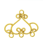 Vermeil Gold-Plated Bali Earring Chandelier - FS4248-V