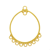 Vermeil Gold-Plated Bali Earring Chandelier - FS4264-V
